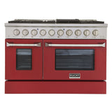 Kucht 48” Pro-Style Kitchen Dual Fuel Range - KDF482/LP-S