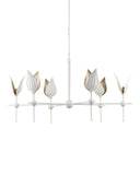 Peace Lily White Chandelier