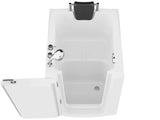 ANZZI Coupe Series 32 in. x 38 in. Swinging Door Walk-In Soaking Tub in White