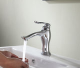 ANZZI Anfore Single Handle Bathroom Faucet, Low Spout (3.25" H), 1.2 GPM WaterSense Certified, Rhino Alloy Solid Brass, Various Finishes
