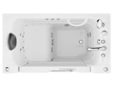 ANZZI Coupe Series 29 in. x 53 in. Wheelchair Access Walk-In Whirlpool and Air Tub with Powered Fast Drain in White