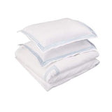 400TC Triple Embroidery Cotton Sateen Solid All-In Bedding Bundle