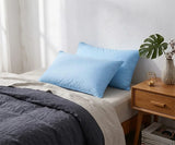 Cotton Linen Pillowcase Set of 2– 50% Cotton 50% Linen