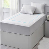 400TC Single Embroidery Sateen Solid Cotton Fitted Sheet