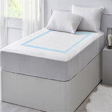 400TC Triple Embroidery Sateen Solid Cotton Fitted Sheet