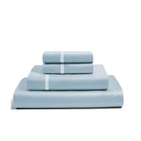 400TC Cotton Classic Luxurious Embroidery Sateen Solid Sheet Set