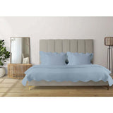 Wavy Textured Knitted Cotton Coverlet
