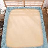400TC Sateen Solid Cotton Fitted Sheet