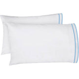 400TC Embroidery & Border Cotton Sateen Solid Sheet set