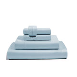 400TC Luxurious Single Embroidery Sateen Solid Cotton Sheet Set