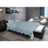 Wavy Textured Knitted Cotton Coverlet