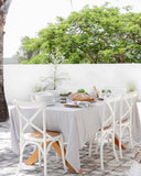 Light Gray Linen tablecloth