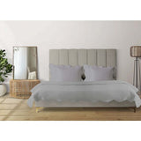Wavy Textured Knitted Cotton Coverlet