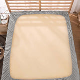 400TC Sateen Solid Cotton Fitted Sheet