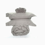 400TC Cotton Sateen Solid All-In Bedding Bundle