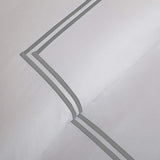 400TC Double Embroidery Sateen Solid Cotton Day Bed Set