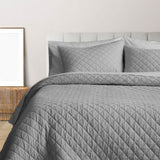 Diamond Knitted Cotton Coverlet