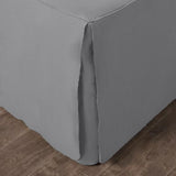 400TC Cotton Sateen Solid Tailored Quilted Bedspread Set