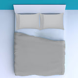 400TC Luxurious Triple Embroidery Sateen Solid Cotton Sheet Set