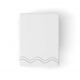 Double Wavy Embroidered Cotton Bath Towels (Set of 2)