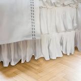 400TC Sateen Solid Cotton Dot Embroidered Sheet Set
