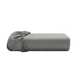 300TC Sateen Stripe Cotton Fitted Sheet