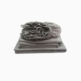 400TC Luxurious Triple Embroidery Sateen Solid Cotton Fitted Sheet