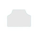 Monogram Cotton Cover Foam Headboard In Embroidery Border