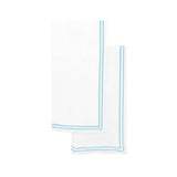 Double Embroidery Border Polycotton Napkins (Set of 4)