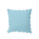 Monogram 400TC Luxurious Scallop Embroidery Cotton Euro Sham