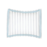 400TC Cotton Sateen Triple Edge Embroidery Stripe Duvet Cover Set