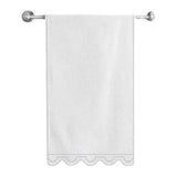 U Shape Embroidered Bath Towels (Set of 2)