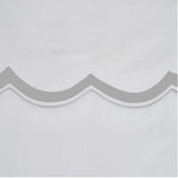 400TC Applique Scalloped Embroidery Cotton Euro Sham