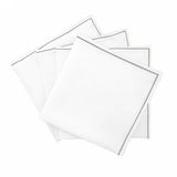 Single Embroidery Border Polycotton Napkins (Set of 4)