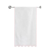 Zig & Zag U Shape Embroidered Bath Towels (Set of 2)