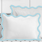 400TC Applique Scalloped Embroidery Cotton Pillow Sham