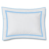 400TC Embroidery & Border Cotton Sateen Solid Pillow Sham