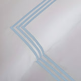 500TC Cotton Triple Embroidery Sateen Solid Duvet Cover Set