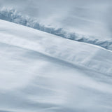 400TC Cotton Sateen Solid Fringe Duvet Cover Set