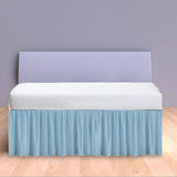400TC Daybed Sateen Solid Cotton Gathered Bed Skirt