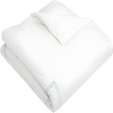 400TC Cotton Double Embroidery Sateen Solid Duvet Cover Set