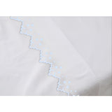 Elegant Flower Embroidered Duvet Cover Set