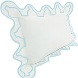 Imaginary Scallop 400TC Cotton Embroidery Sateen Solid Pillow Sham