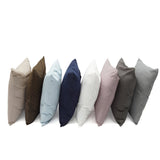 400TC Luxurious Triple Embroidery Cotton Sateen Pillowcases (Set Of 2)
