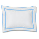 400TC Embroidery & Border Cotton Sateen Solid Duvet Cover Set