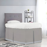 400TC Cotton Border Frame Tailored Dorm Bed Skirt
