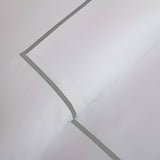 400TC Cotton Single Embroidery Sateen Solid Duvet Cover Set