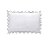 Ashley 400TC Cotton Traingle Embroidery Sateen Solid Pillow Sham