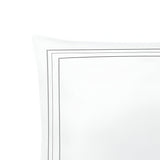 400TC Cotton Classic Embroidery Sateen Solid Euro Sham