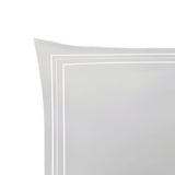 400TC Cotton Classic Luxurious Embroidery Sateen Solid Pillow Sham